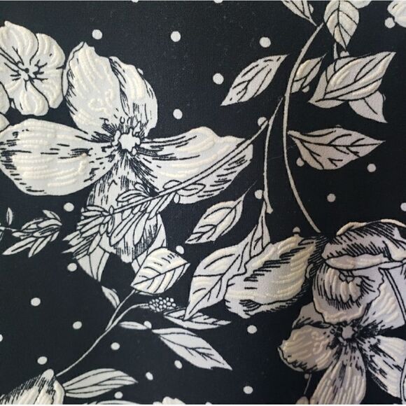 CHETTA B Floral & Polka-dot Jersey-knit Dress - Picture 4 of 9